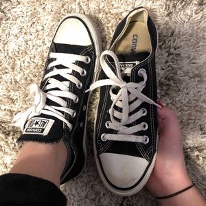 Black and White Converse